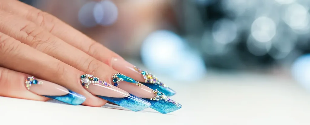 ongle fait avec pinchage