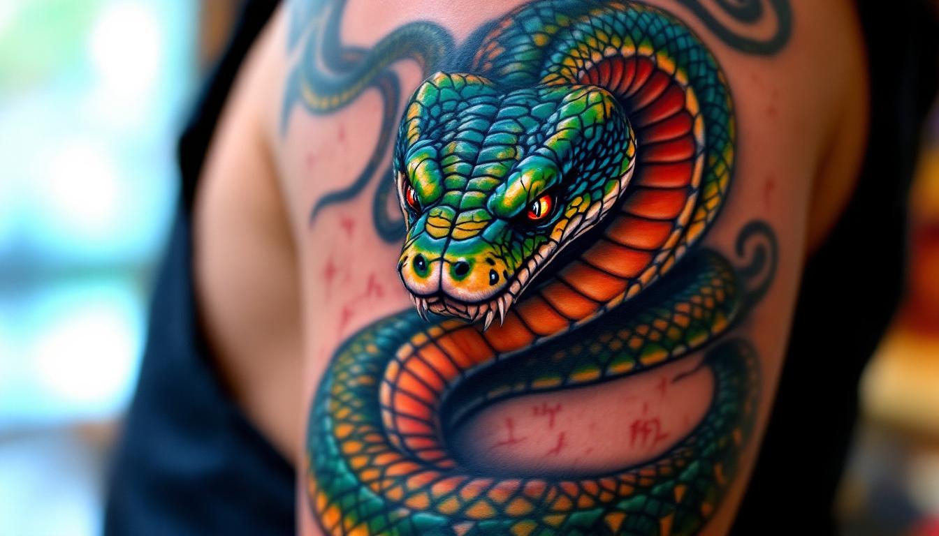 découvrez la signification et la symbolique fascinante du tatouage cobra. plongez dans l'univers des serpents, symbole de pouvoir et de renaissance, et apprenez comment ce motif captivant peut refléter votre personnalité et vos croyances.
