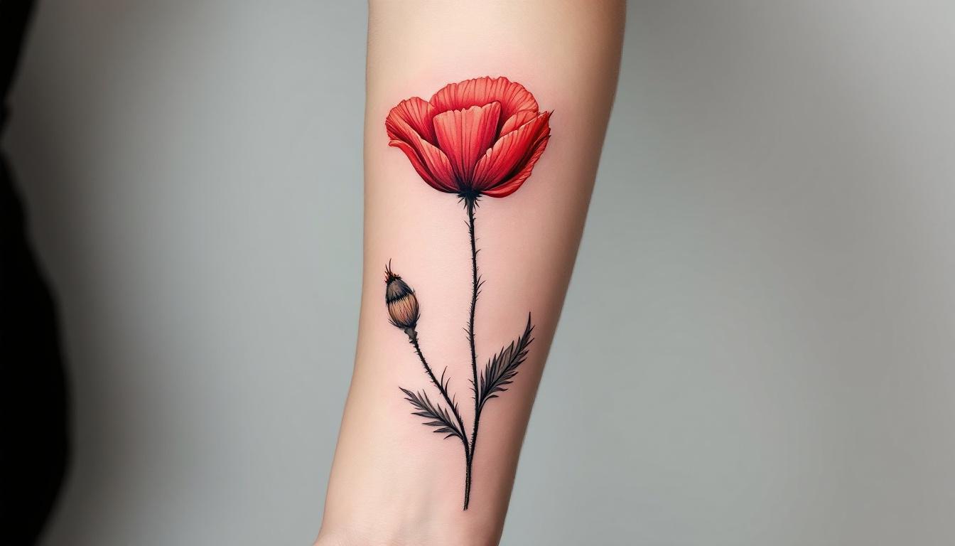 plongez dans l'univers du tatouage coquelicot et explorez la beauté et la profondeur de ce symbole. découvrez ses significations variées, ses origines et pourquoi il est devenu une source d'inspiration pour de nombreux amateurs de tatouages.