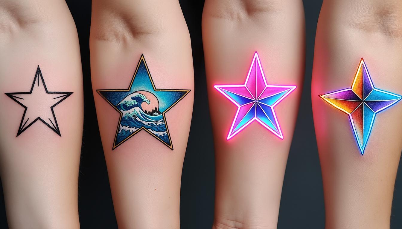 découvrez la signification profonde et le symbolisme fascinant des tatouages en forme d'étoile. plongez dans l'univers de ces motifs emblématiques qui évoquent des idées telles que la guidance, l'espoir et la protection. explorez les différentes variations et styles de tatouages étoile et trouvez l'inspiration pour votre prochain chef-d'œuvre corporel.
