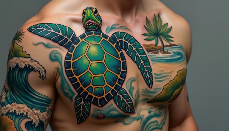 découvrez la signification riche et symbolique du tatouage tortue, emblème de sagesse et de longévité. explorez les origines, les styles et les messages profonds véhiculés par ce motif intemporel, parfait pour ceux en quête d'un symbole durable et significatif.