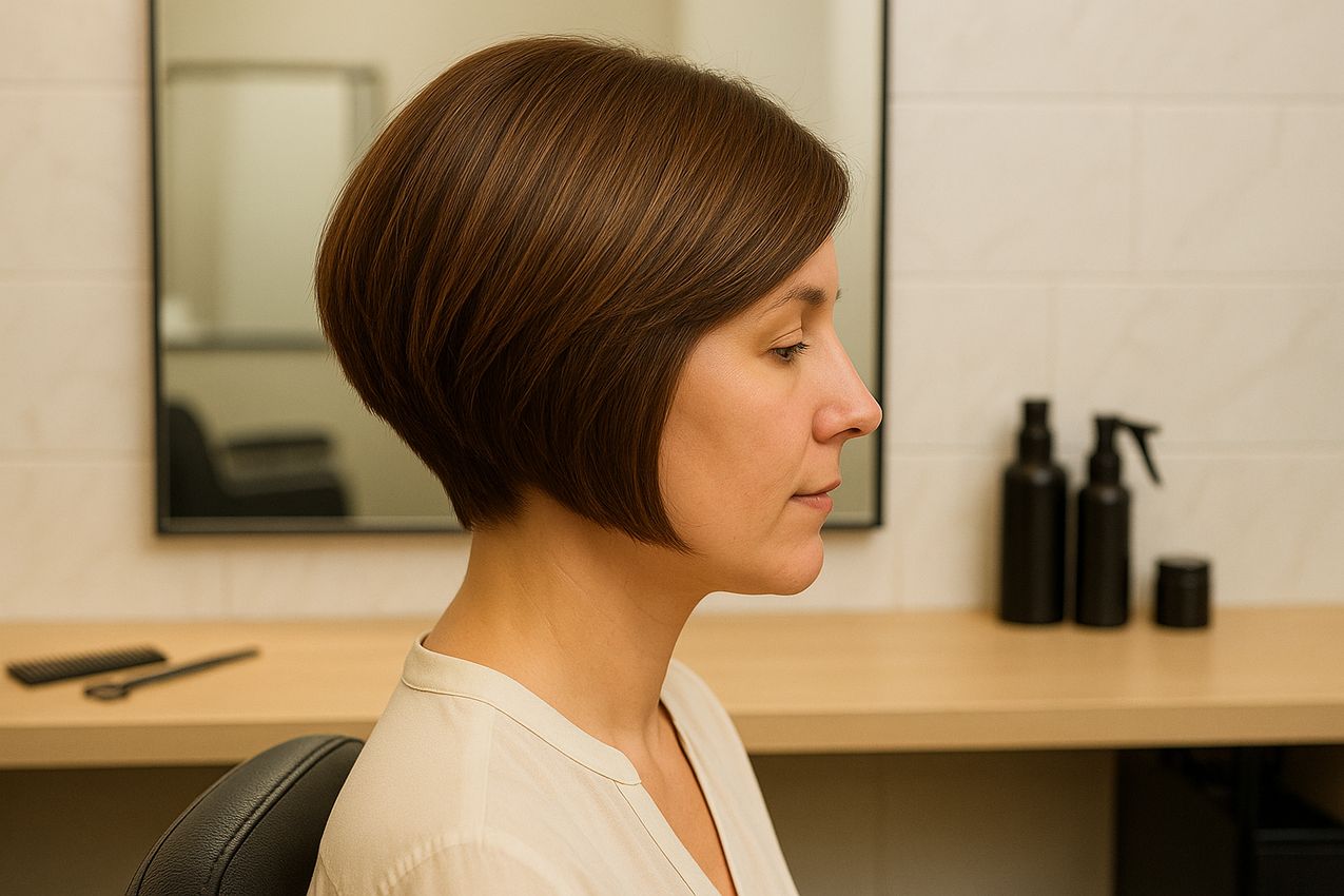 coiffure carre plongeant court