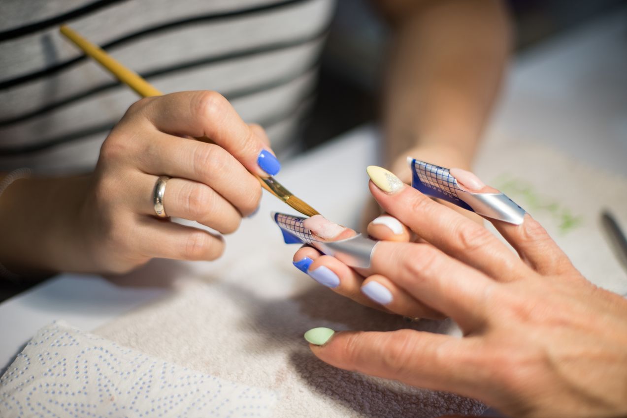 Pose d'ongles en acrygel