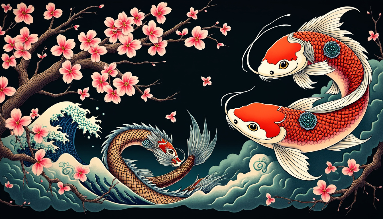 découvrez la richesse des tatouages japonais et explorez la signification profonde des motifs traditionnels qui symbolisent culture, spiritualité et histoire dans l'art du tatouage nippon.