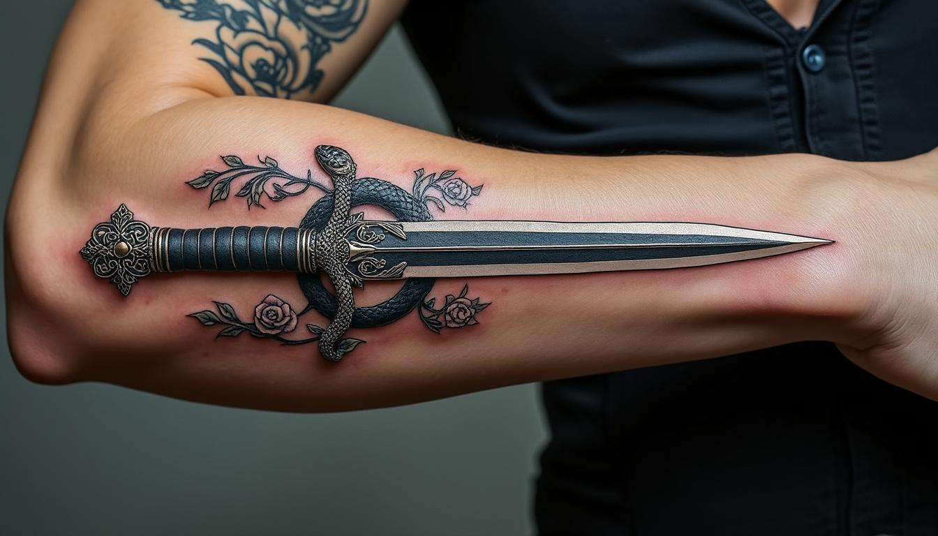 découvrez la signification profonde du tatouage poignard : symbole de force, de protection ou de trahison, explorez ses origines et ce que ce motif représente dans l'art du tatouage.