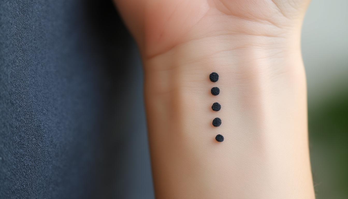 découvrez la signification profonde et l'origine du tatouage de trois points alignés. un symbole mystérieux aux interprétations variées à explorer avant de se lancer.