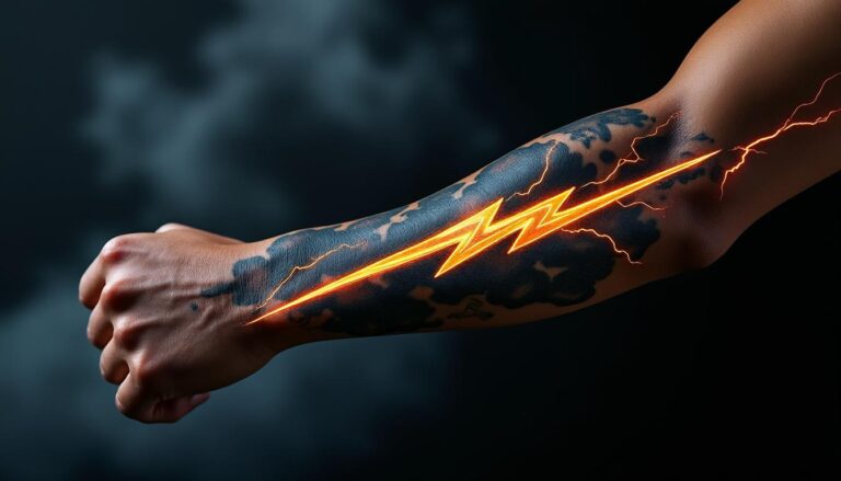 découvrez la signification et le symbolisme du tatouage éclair : un motif puissant représentant la force, l’énergie et la transformation. explorez ses différentes interprétations et inspirations pour votre prochain tatouage.