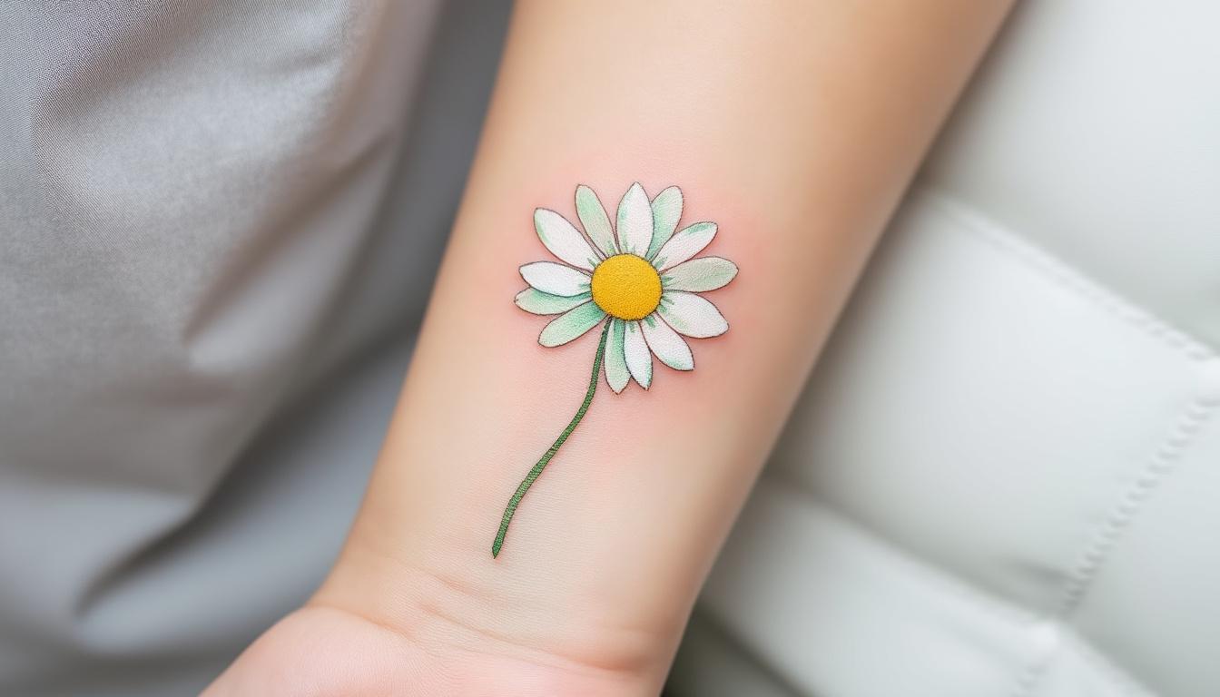découvrez la signification profonde du tatouage marguerite : symbole de pureté, d’innocence et de renouveau, ce motif floral inspire par sa beauté et son message positif.