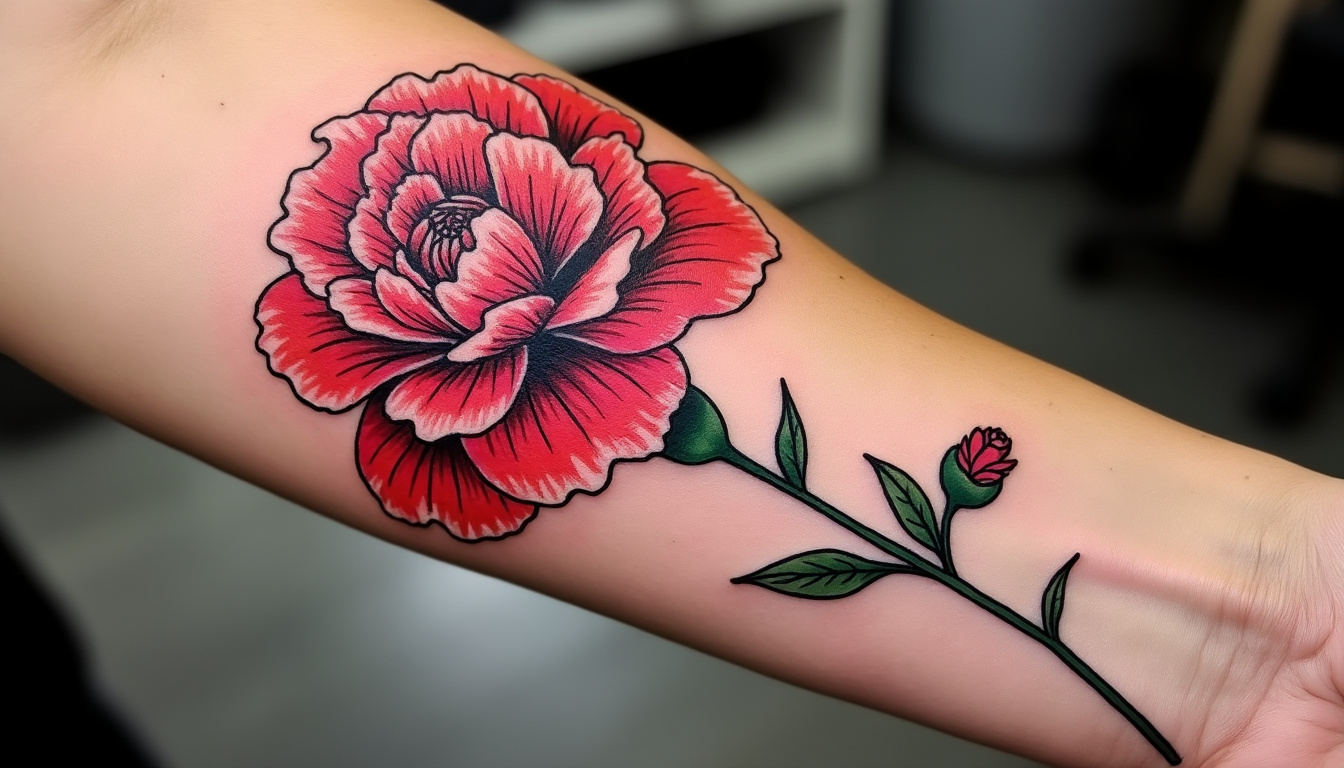 découvrez la symbolique et les significations fascinantes du tatouage œillet. explorez l'origine de cette fleur, ses messages et ce qu'elle représente dans l'art du tatouage.