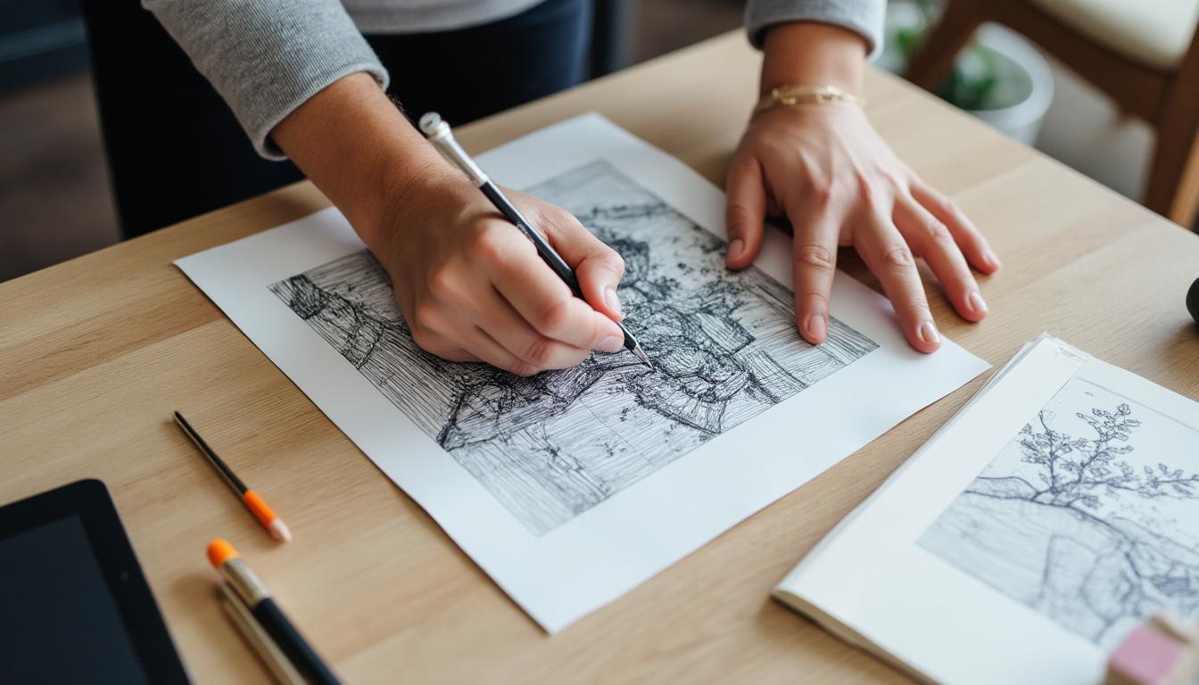 découvrez nos astuces simples pour réaliser un dessin fin et précis sans avoir besoin de matériel professionnel. améliorez votre technique avec des outils du quotidien.