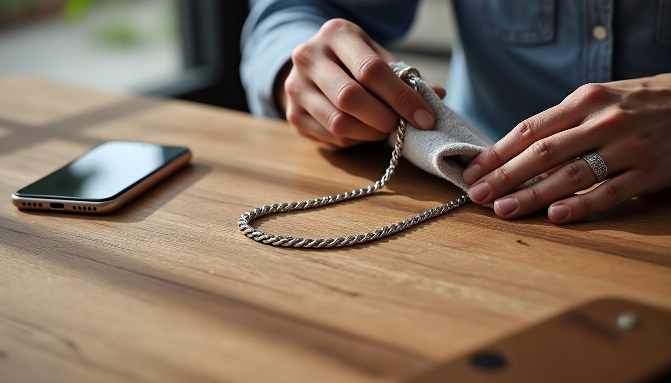 découvrez les principales différences entre l'acier inoxydable et l'argent pour les bijoux, incluant leur apparence, durabilité, entretien et prix.
