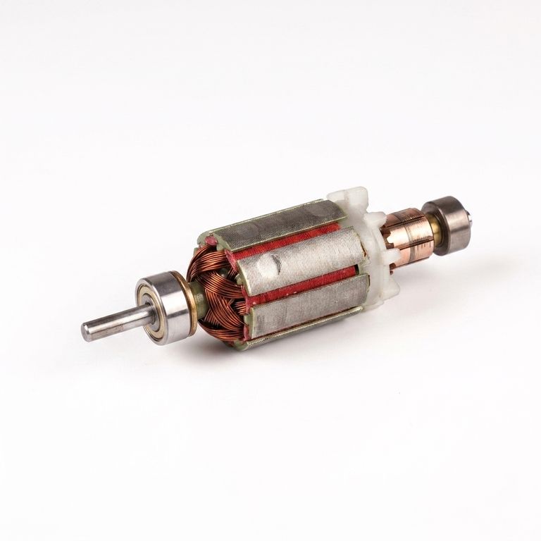 Rotor moteur en cuivre d'une ponceuse à ongles professionnelle